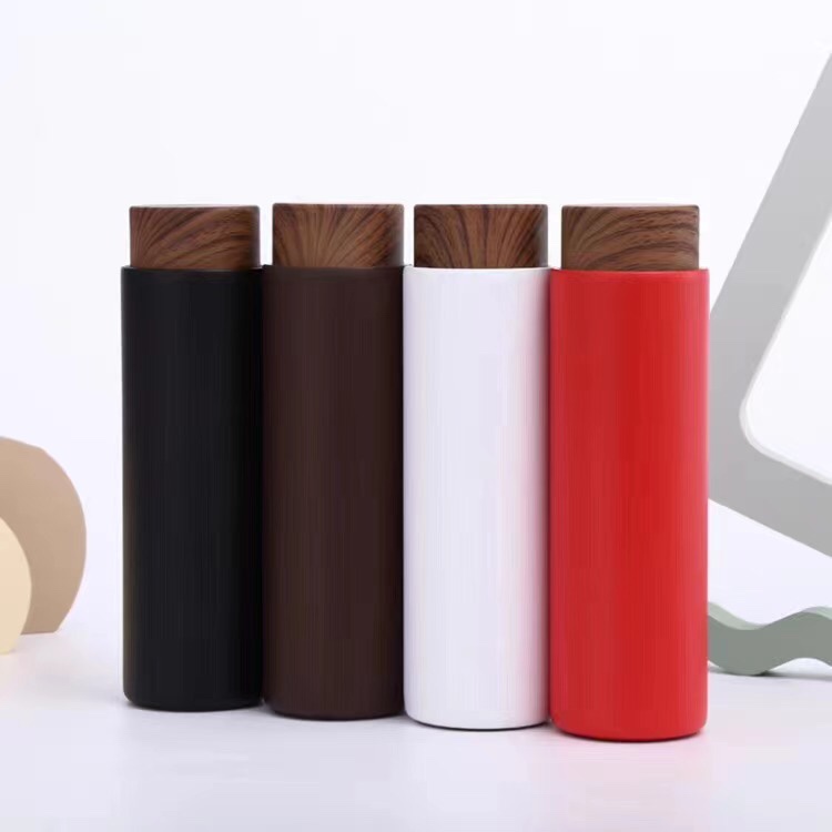 Wood-grain lid straight cup details Picture