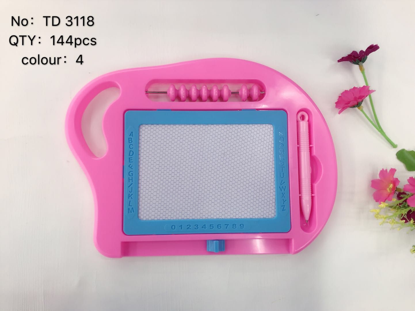 快乐熊儿童磁性写字板3118细节图