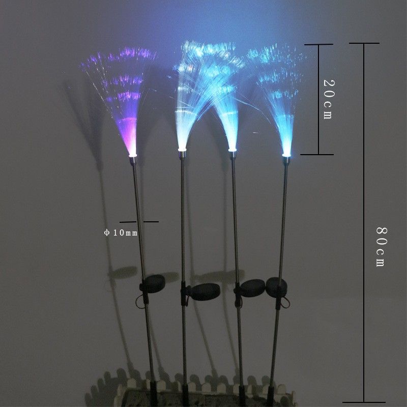 Led solar fiber reed lamp outdoor waterproof garden landscape lawn lamp garden decorative lamp
