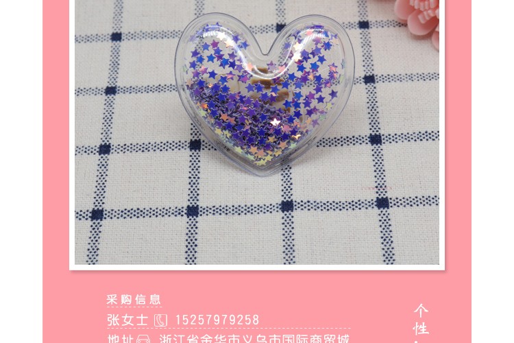 pvc quicksand accessories Love bb clip accessories ins Hyuna style accessories pvc quicksand accessories Love bb clip accessories ins Hyuna style accessories pvc quicksand accessories Love bb clip accessories in detail image 7