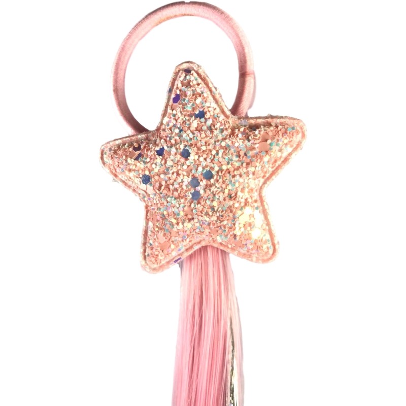 Factory direct sales of new cute sequined sequined wigs, braids, hair ties, headwear and hair accessories. Cross-border export for children detail image 11