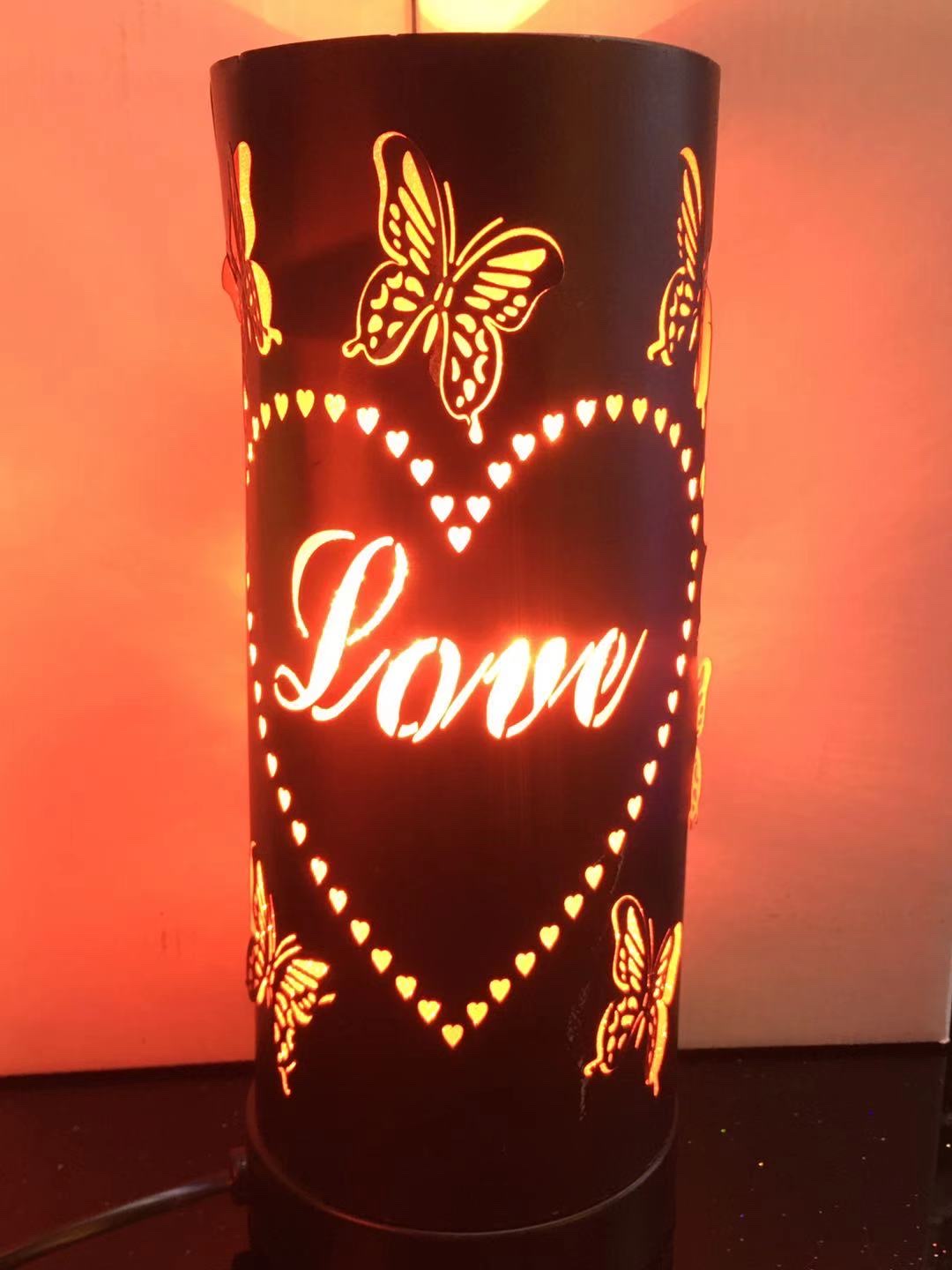 260 Series Creative Romantic Beauty Salon Sleep Aid Plug-in Aromatherapy Indoor Calming Candlestick Decorative Glass Lamp detail image 1