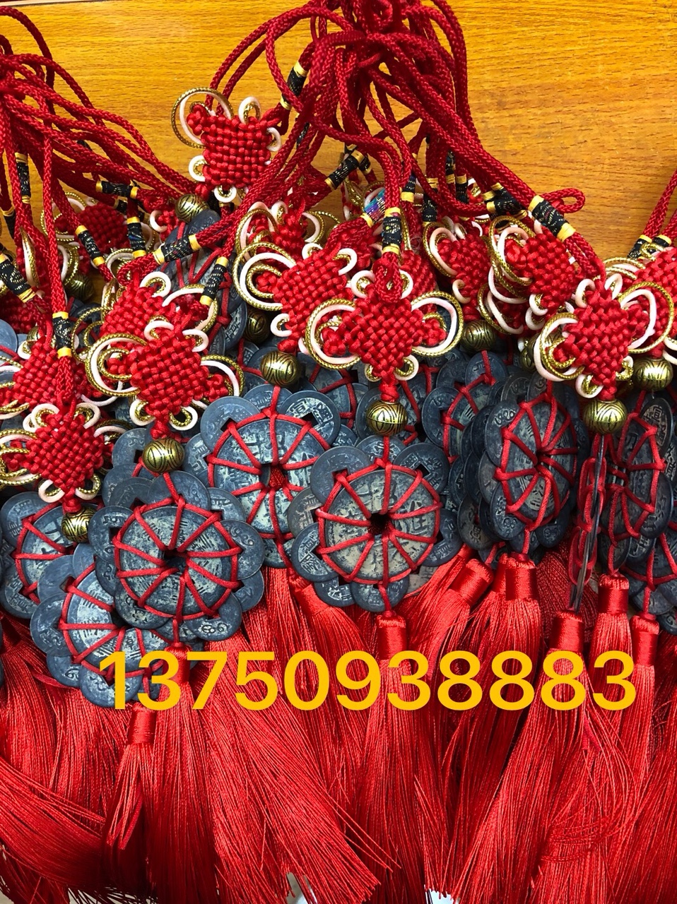 "Ten copper coins and plum blossoms are hanging in perfect perfection thumbnail