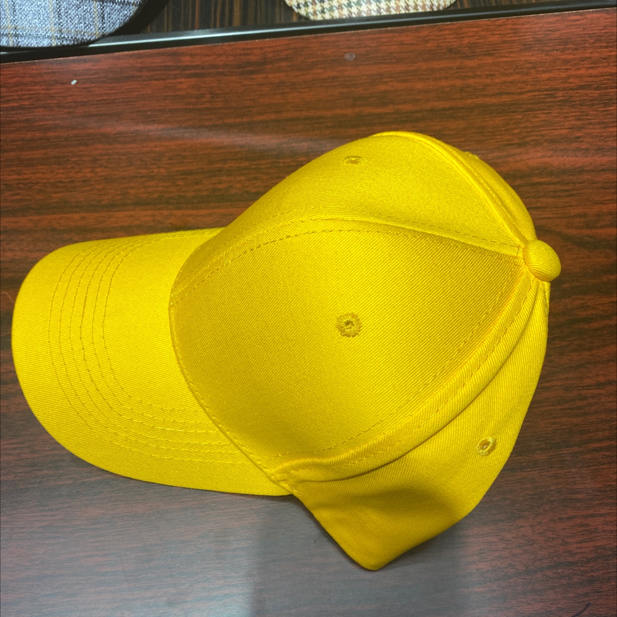 Plain Cotton Baseball Cap Specification drawing