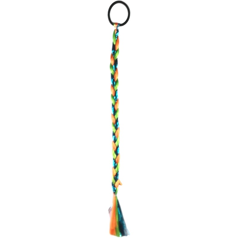 Venta directa de fábrica color cephalom trenzas rizo para el cabello niñas trenzas pelucas amarrar rizo para el cabello rendimiento comercio exterior exportación accesorios para el cabello detail image 2