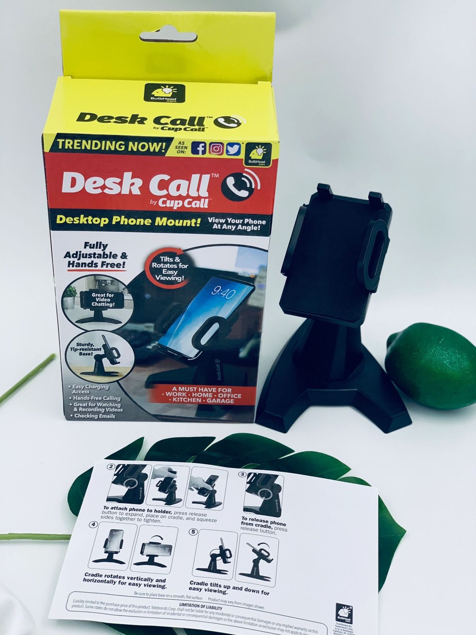 跨境爆款懒人手机支架多功能旋转桌面手机三脚架