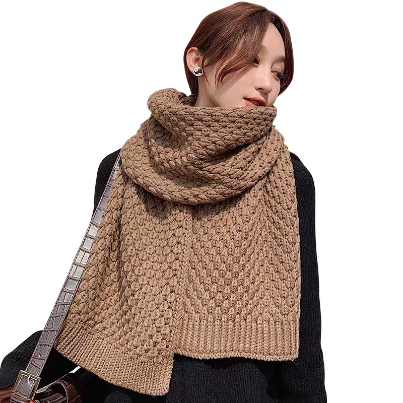 加厚百搭可爱学生休闲时尚大方围巾图