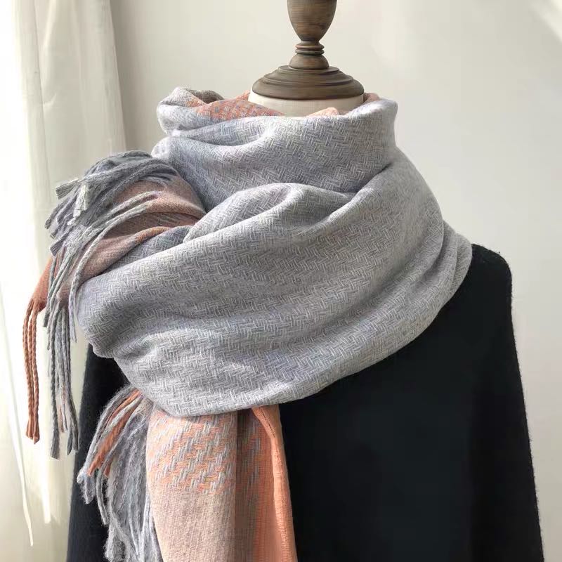 女士秋冬季外套百搭学院风休闲爆款围巾