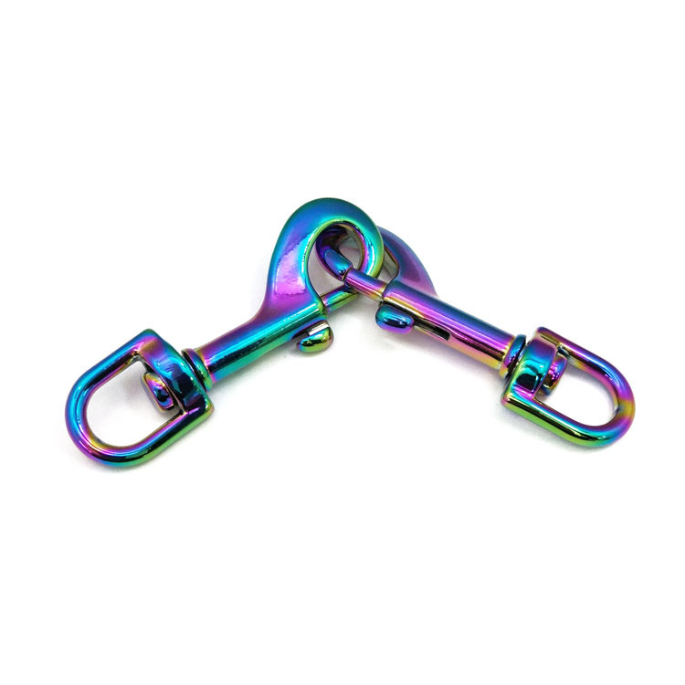 Dongguan Fengxing Hardware Factory Direct Sales Luggage Clothing Colorful Fish Mouth Buckle Alloy Hook Buckle Explosive New Custom undefined