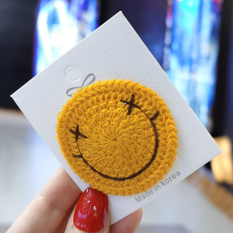 Knitted woolen hair clip cartoon BB clip undefined