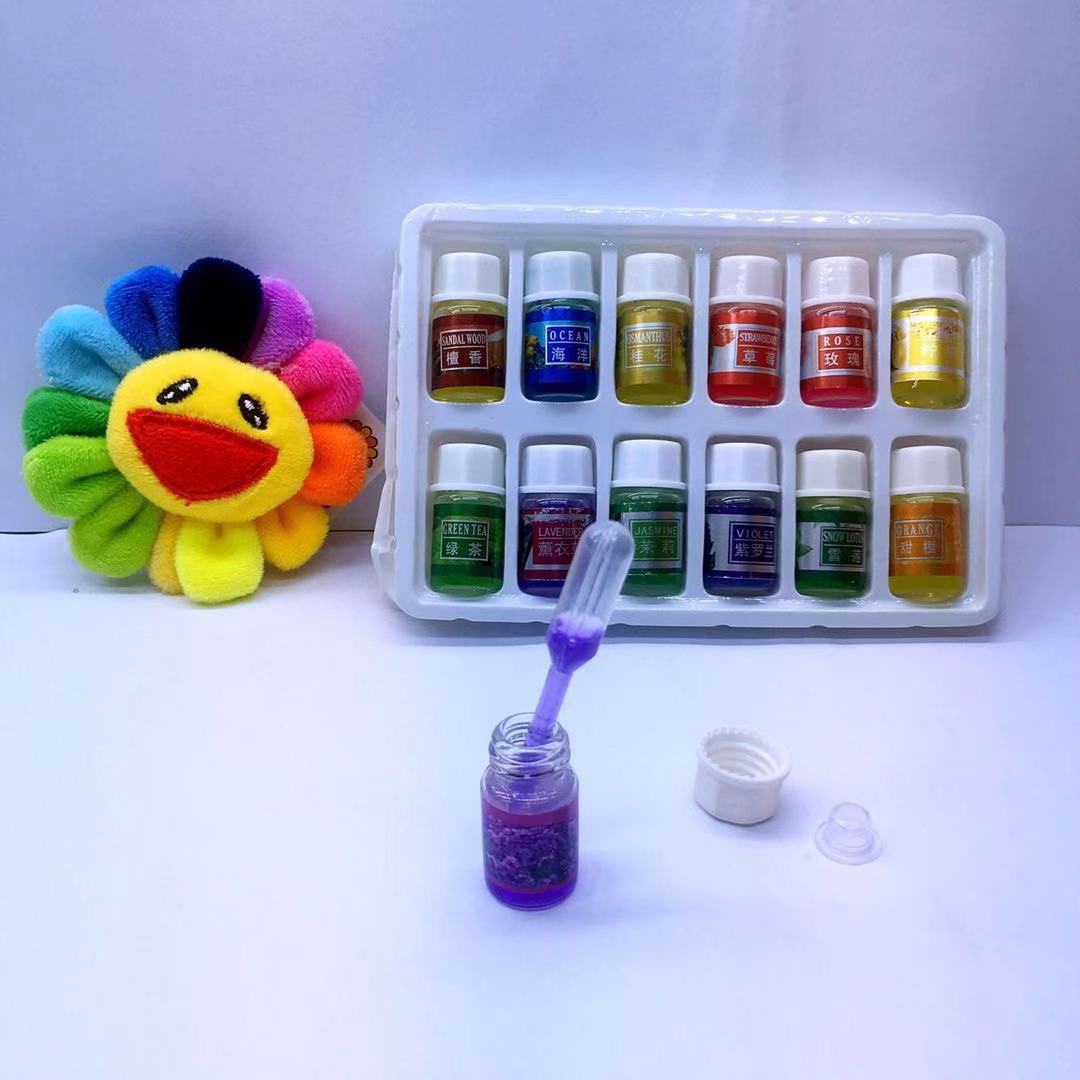 12 pieces of 3ml water-soluble essential oil aroma diffuser lamp, plug-in essential oil lamp, bedroom candlestick decoration, candlestick decoration