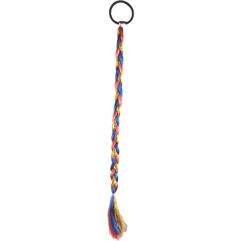 Venta directa de fábrica color cephalom trenzas rizo para el cabello niñas trenzas pelucas amarrar rizo para el cabello rendimiento comercio exterior exportación accesorios para el cabello detail image 3