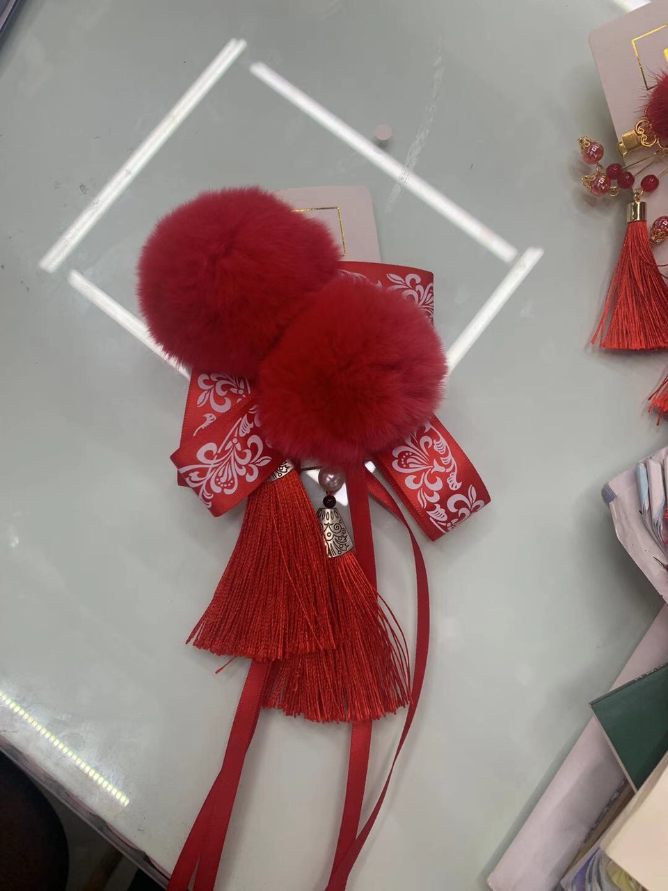 Wool Ball Guofeng Jewelry Series Products Fresh And Lovely Headwear Manufacturers Direct Sales