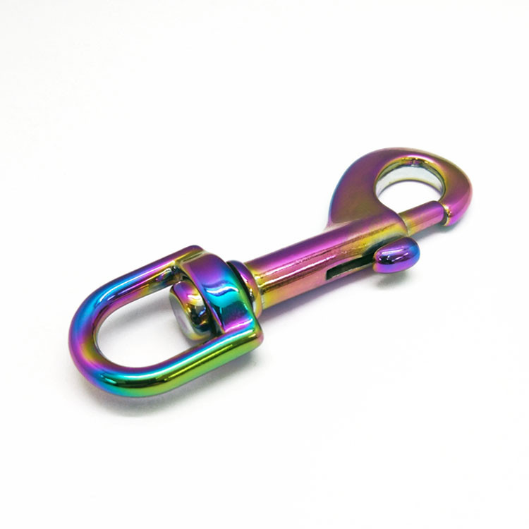 Dongguan Fengxing Hardware Factory Direct Sales Luggage Clothing Colorful Fish Mouth Buckle Alloy Hook Buckle Explosive New Custom Item Picture