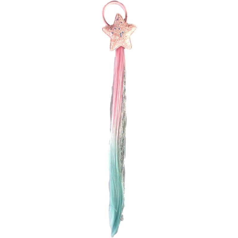 Factory direct sales of new cute sequined sequined wigs, braids, hair ties, headwear and hair accessories. Cross-border export for children detail image 12