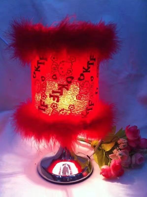 Chicken Feather Festive Lamp No. 1783 Feather Aromatherapy Essential Oil Lamp, Bedroom Beauty salon Household long-lasting Aromatherapy lamp detail image 1