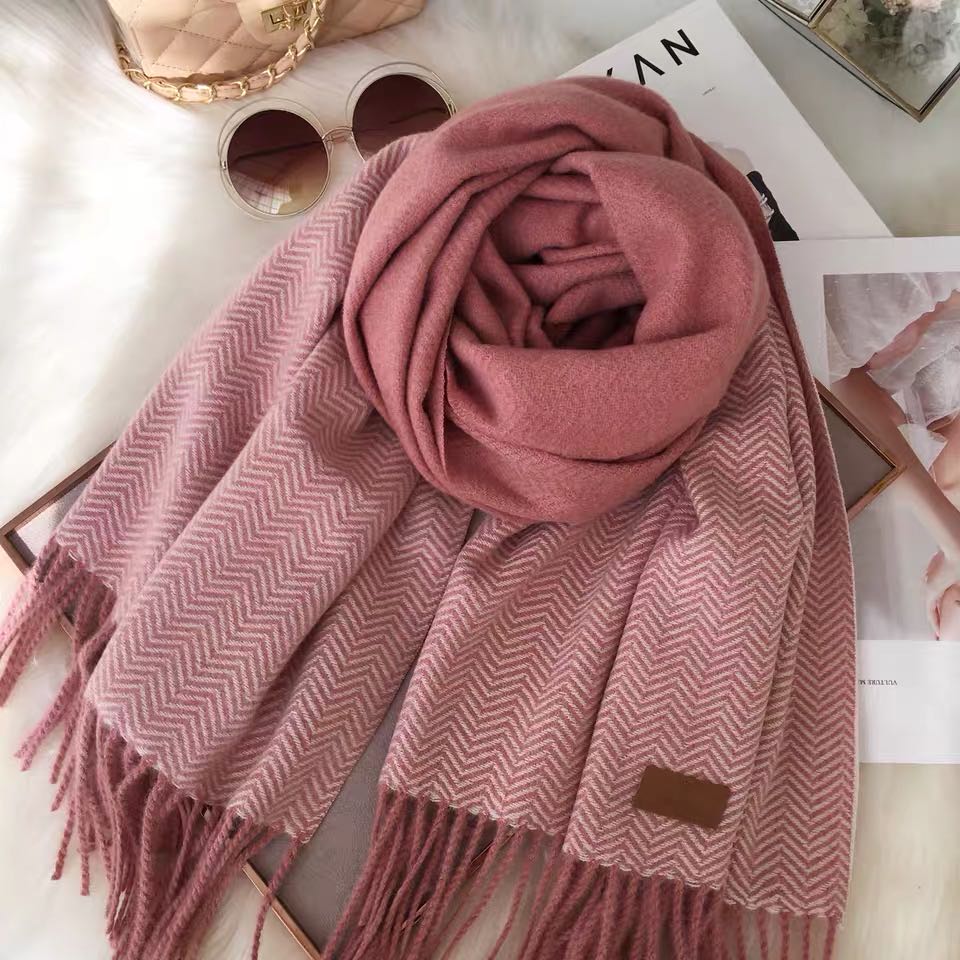 Women's Shawl Autumnwinter Coat With Casual Lady Explosive Scarf