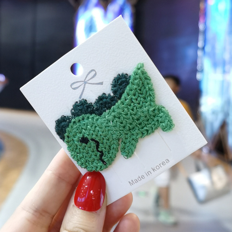 Knitted woolen hair clip cartoon BB clip Item Picture