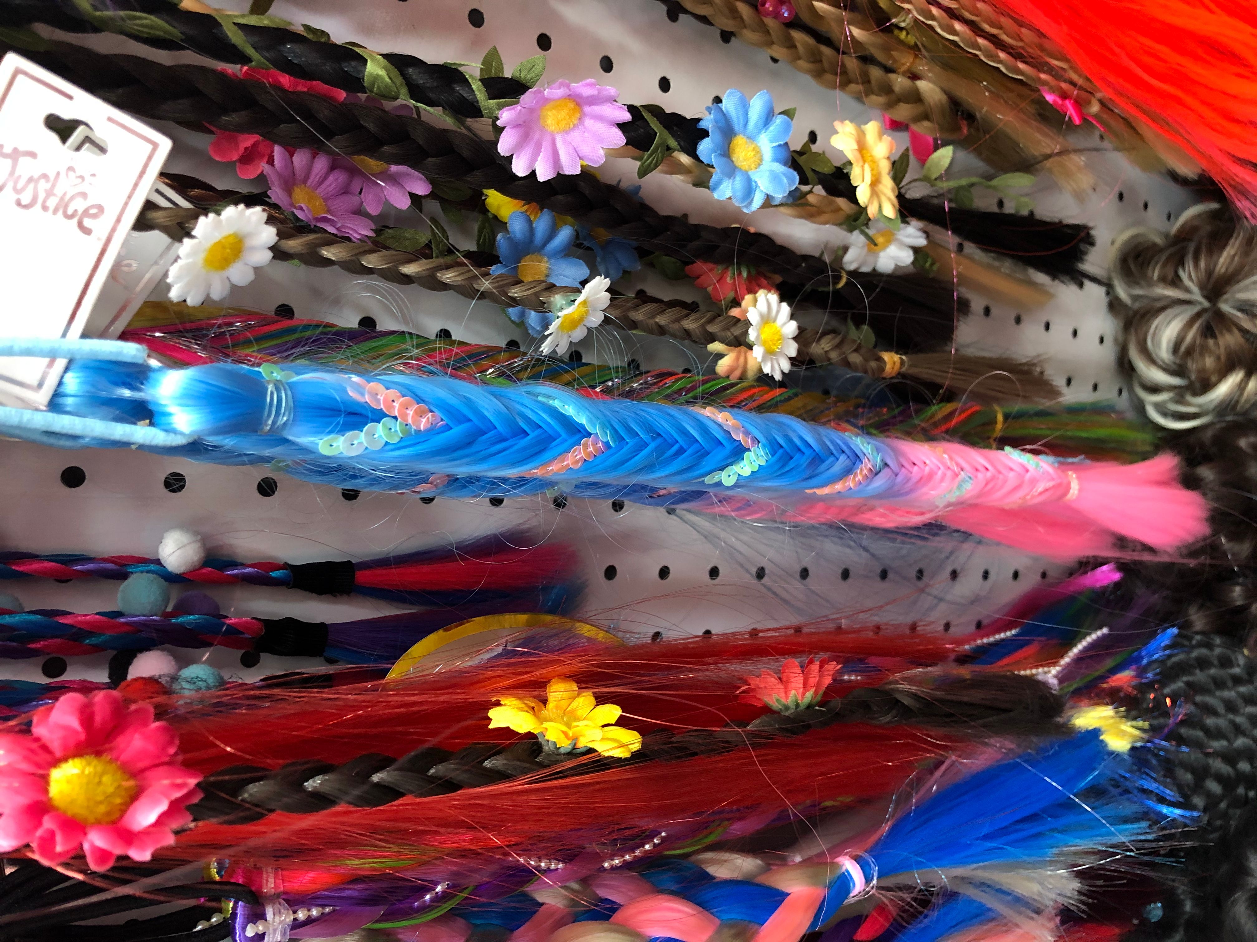 Factory direct sales, gentle style, fashionable princess makeup party, sequined braided hair, wig pieces, false hair bundles