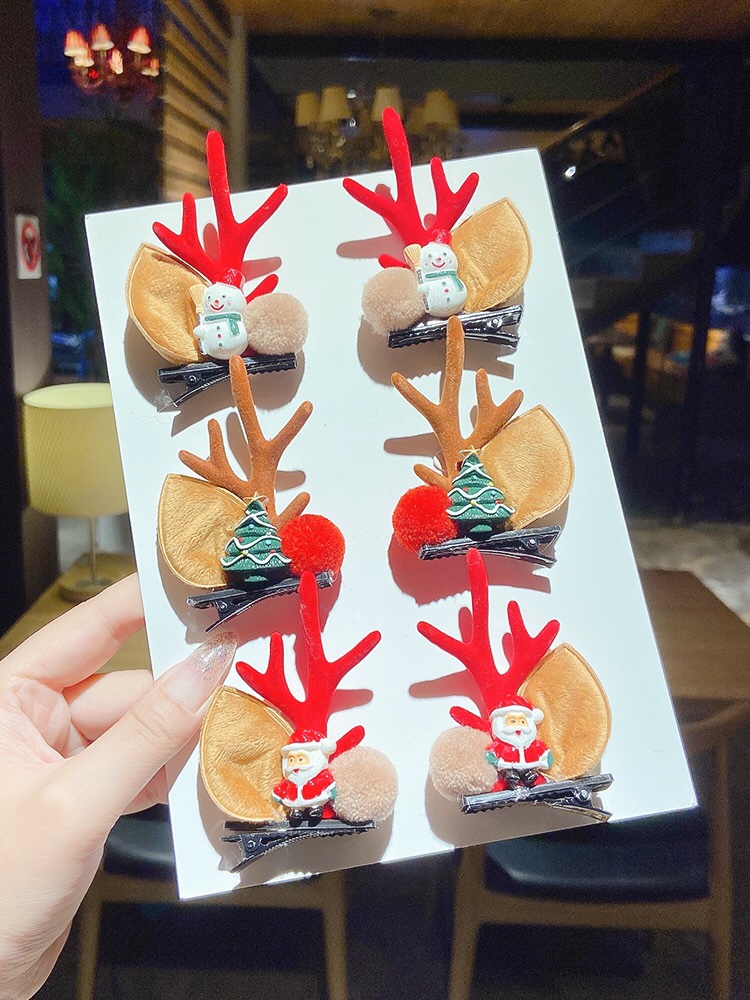 Deer Antler clips Chinese-style jewelry series products, fresh and cute headwear factory direct sales
