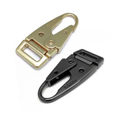 Dongguan Fengxing Hardware Factory Direct Olecranon Buckle Electrophoresis Black And Light Gold Hook Buckle Explosive New Development