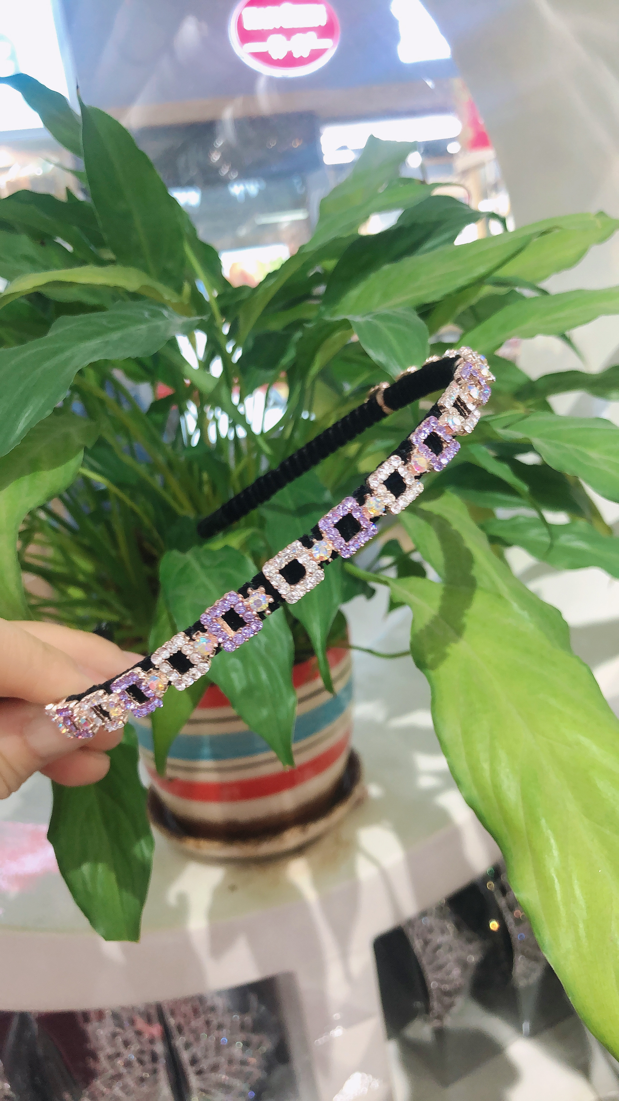 Korean Version Of The New Fashion Headdress Full Circle Color Head Band Hair Card 512 details Picture