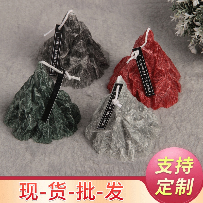 Nordic wind iceberg scented candles fragrance volcanic candles neutral no logo home incense candles furnishing thumbnail