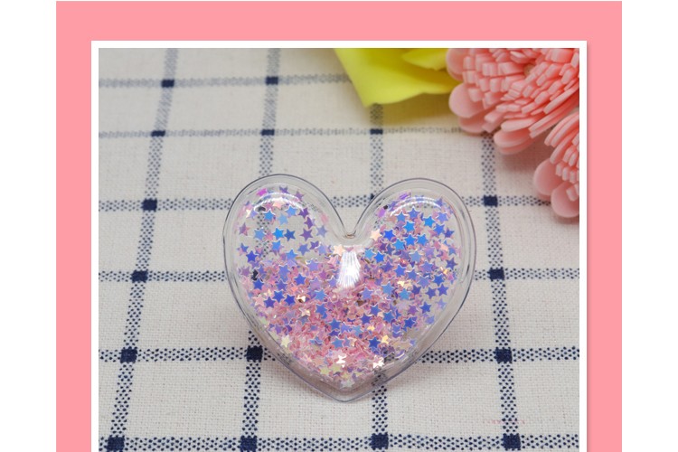 pvc quicksand accessories Love bb clip accessories ins Hyuna style accessories pvc quicksand accessories Love bb clip accessories ins Hyuna style accessories pvc quicksand accessories Love bb clip accessories in detail image 3