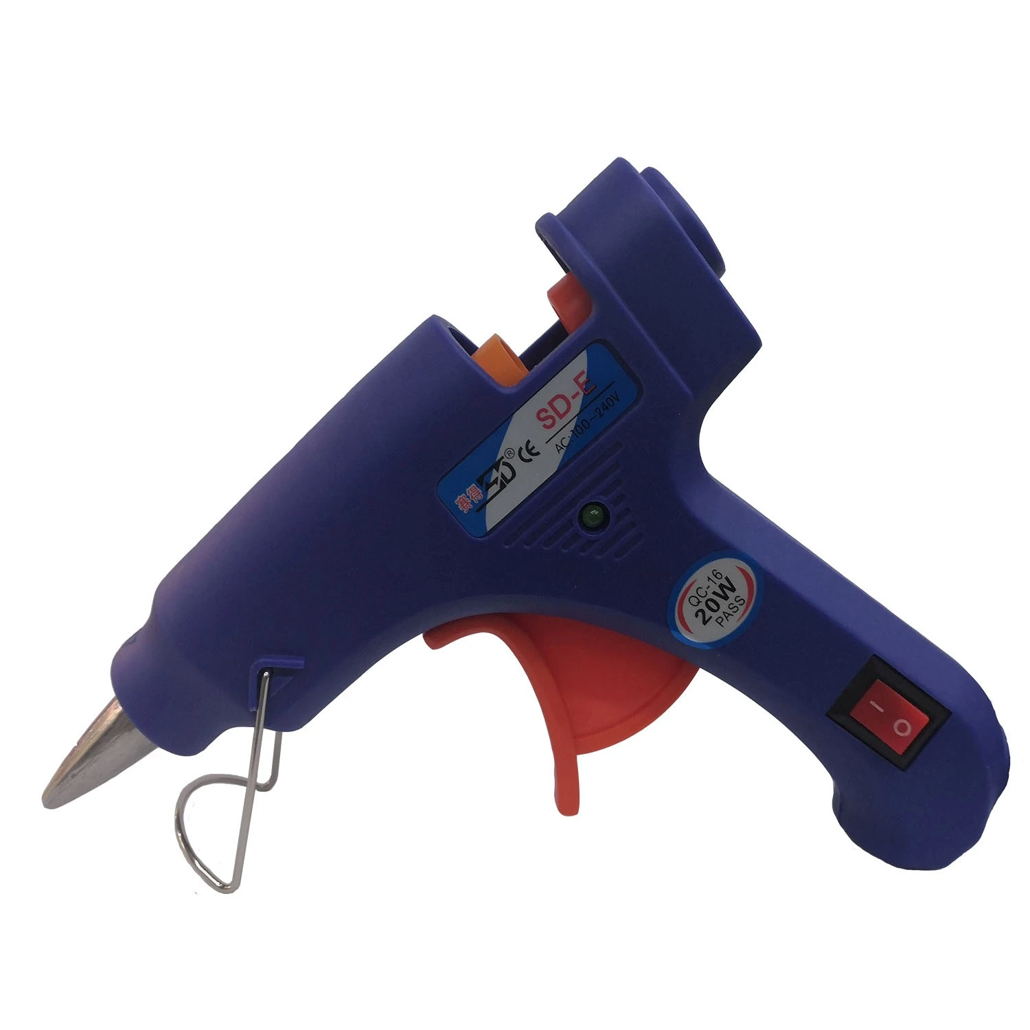 Sade 20W blue small glue gun hot melt glue gun factory direct sales detail image 5