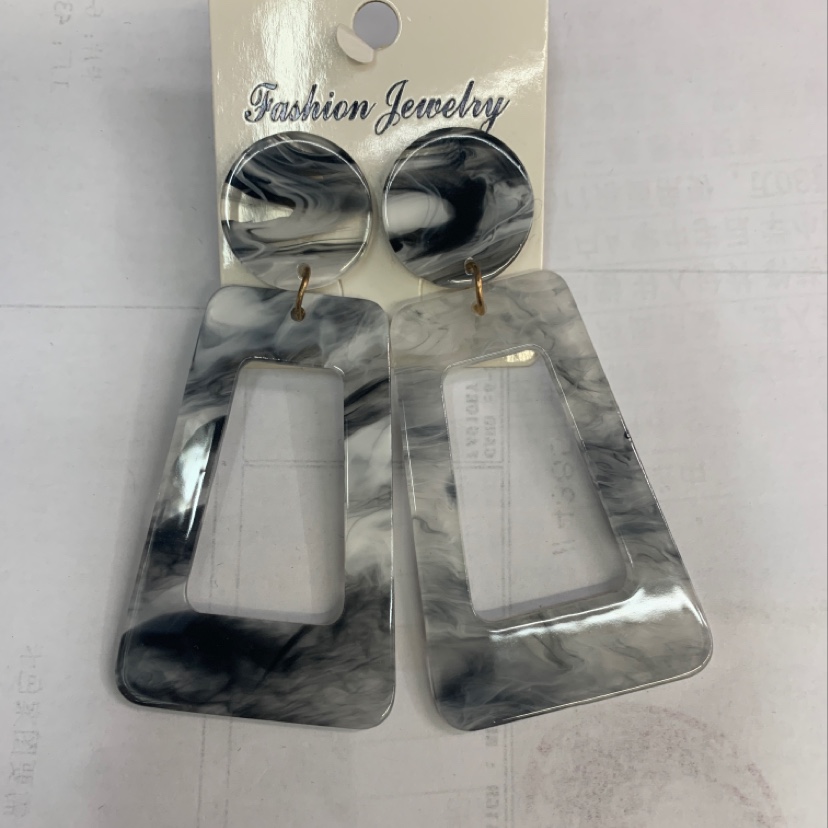 Acrylic earrings in two colors thumbnail