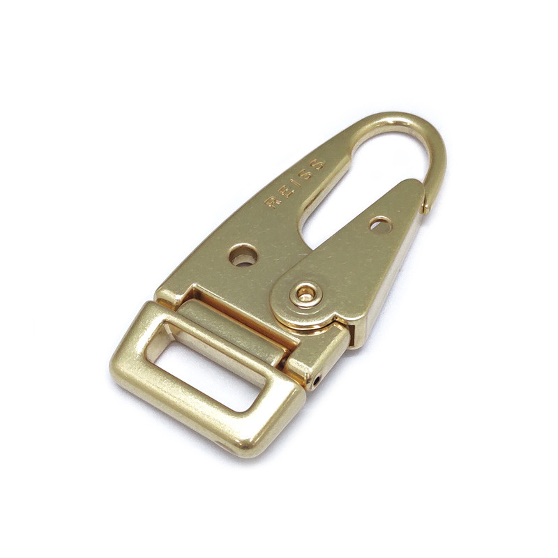 Dongguan Fengxing Hardware Factory Direct Olecranon Buckle Electrophoresis Black And Light Gold Hook Buckle Explosive New Development undefined