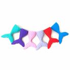 鱼尾橡皮擦 美人鱼3D立体小鱼尾巴造型橡皮