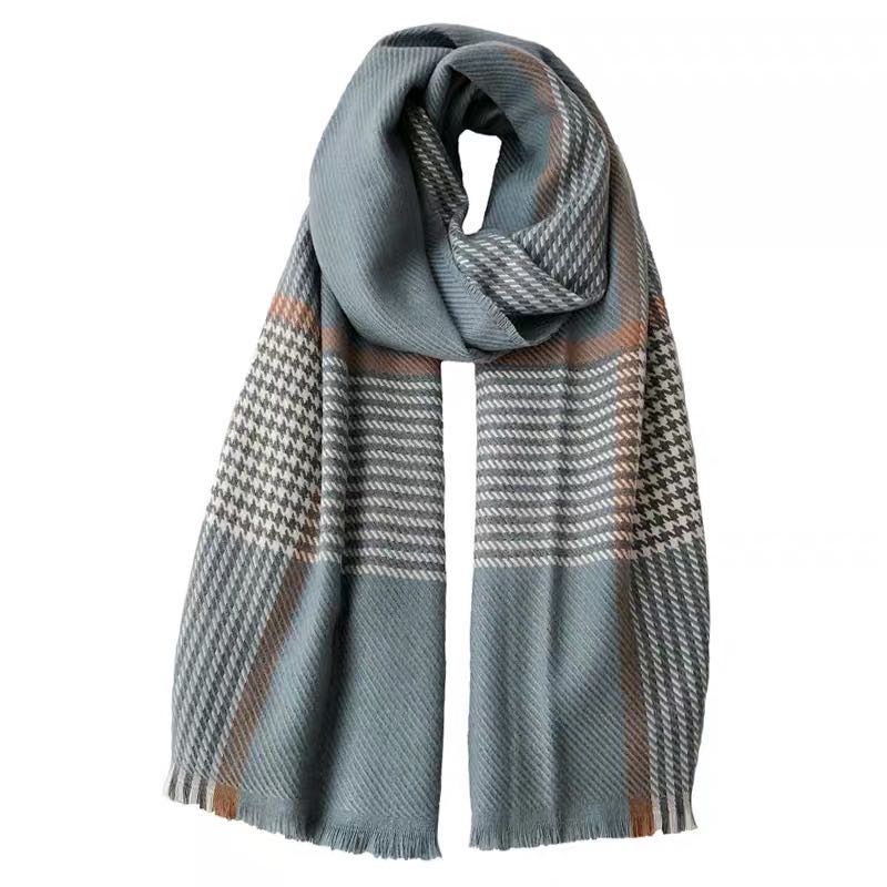 Women's Shawl Autumnwinter Coat With Casual Explosive Scarf