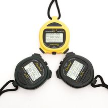 D-113带背光运动秒表防水跑步健身计时器多功能裁判计时表