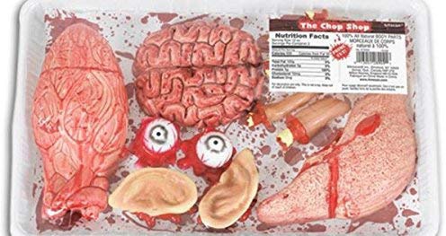 万圣节恐怖快餐盒整人密室逃脱场景布置吓人整蛊玩具