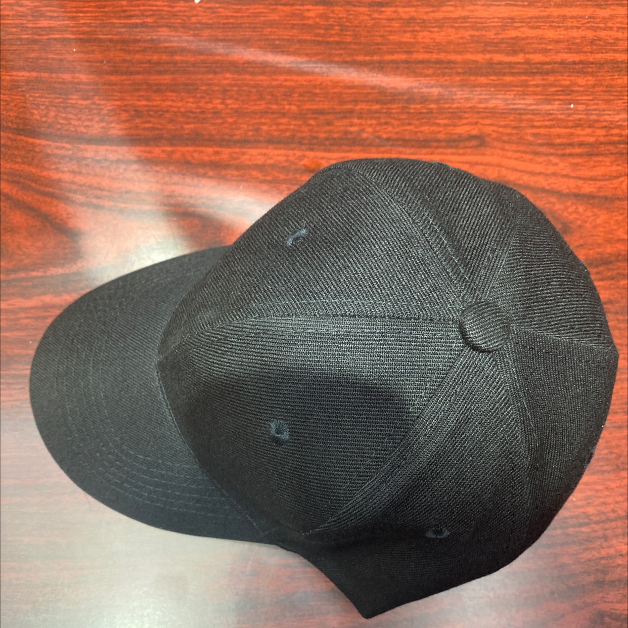 Wool Blue Plate Baseball Cap Specification drawing