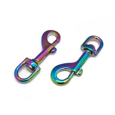 Dongguan Fengxing Hardware Factory Direct Sales Luggage Clothing Colorful Fish Mouth Buckle Alloy Hook Buckle Explosive New Custom