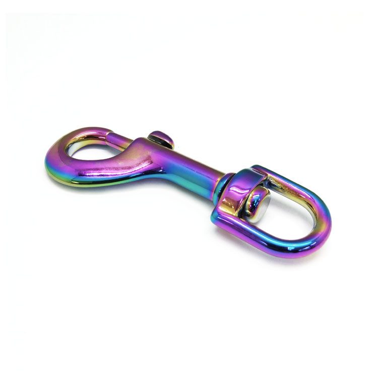 Dongguan Fengxing Hardware Factory Direct Sales Luggage Clothing Colorful Fish Mouth Buckle Alloy Hook Buckle Explosive New Custom full figure