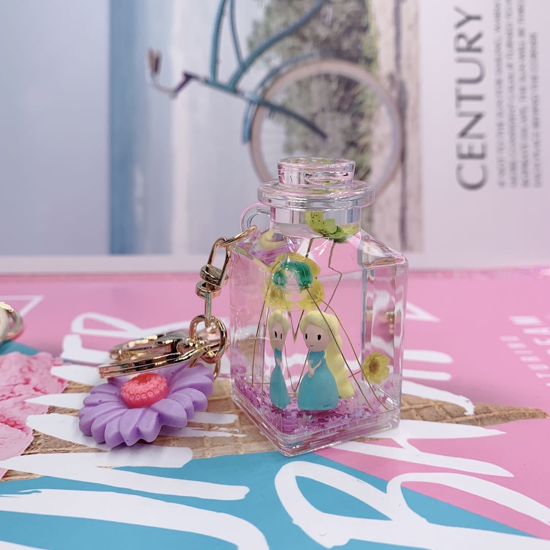 Keychain running sand water detail image 1