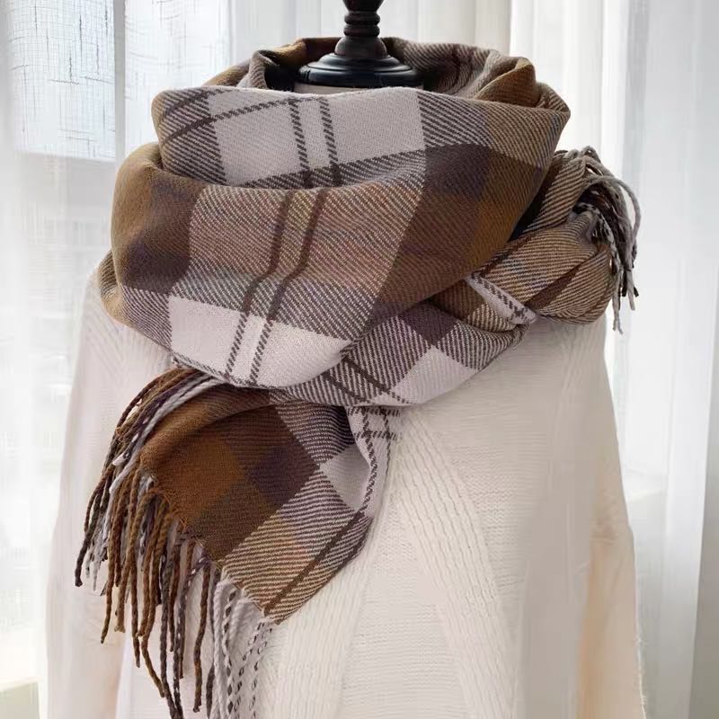 Europe And The United States Color Short Scarf Silk Scarf