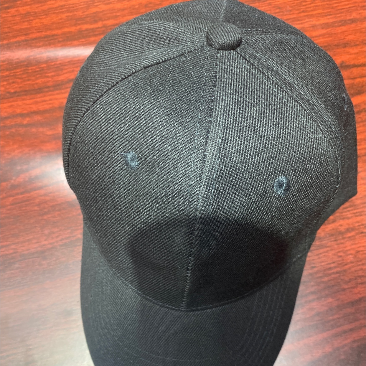 Wool Blue Plate Baseball Cap full figure