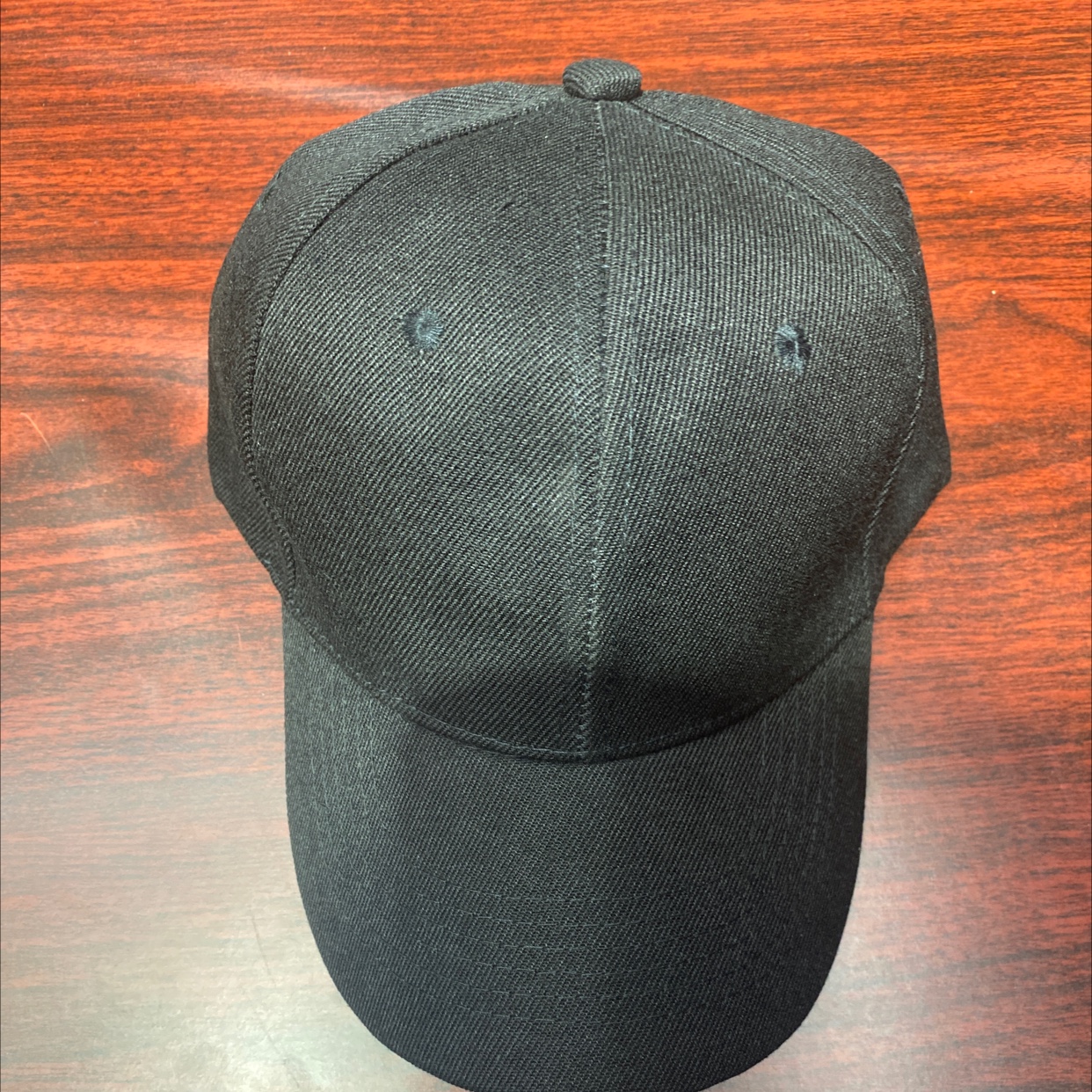 Wool Blue Plate Baseball Cap details Picture