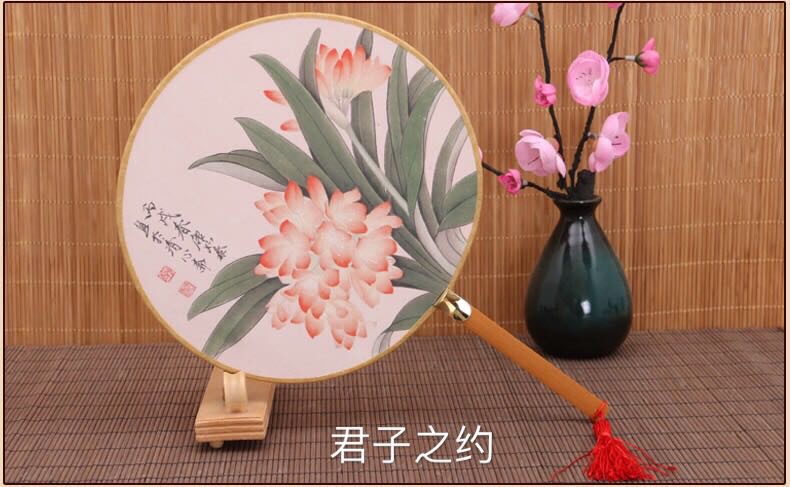 团扇旗袍扇子汉服扇子批发定制图