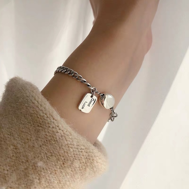 UKI SILVER and Season S925 sterling Silver Good LUCK Luck bracelet Specification image