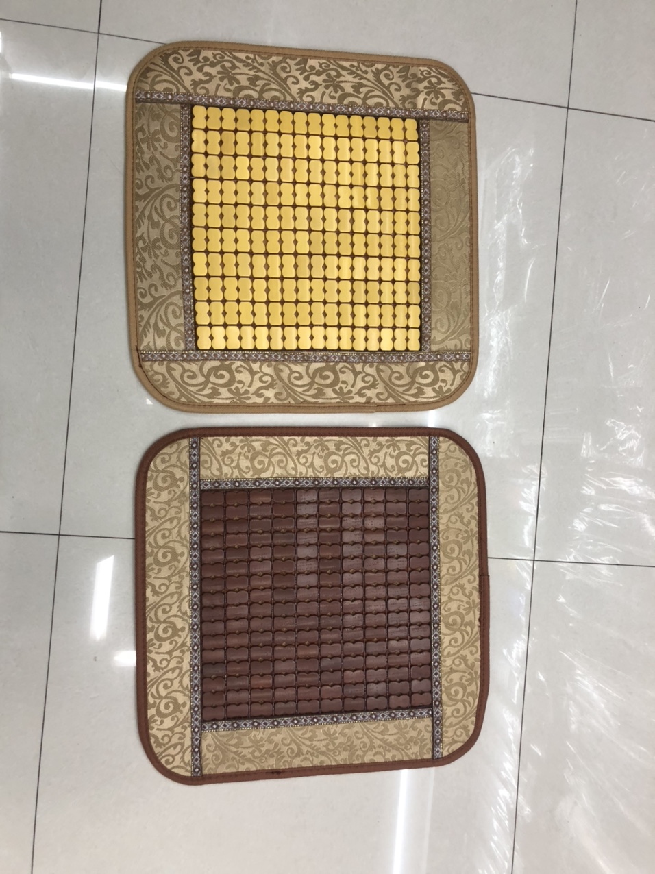 Small square bamboo mat