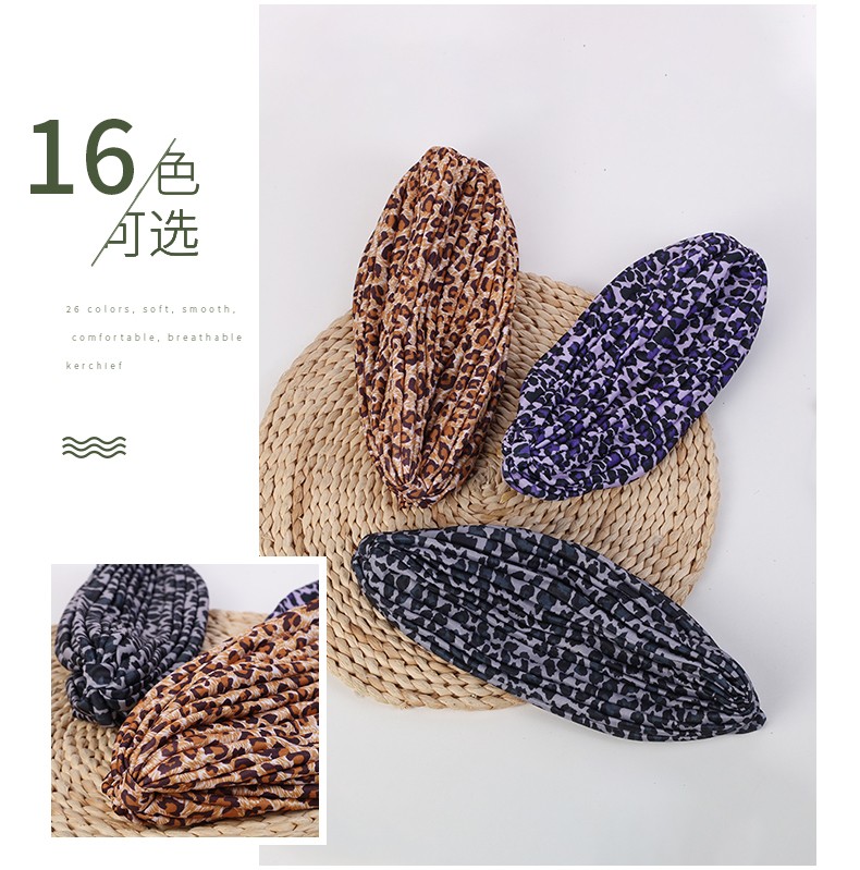 Hao Hao Headscarf Manufacturers For Europe And The United States Men And Women Outdoor Riding Sports Baotou Hat Yoga Hat Hip Hop Hip Hop Indian Hat Leopard Print Indian Hat Specification drawing