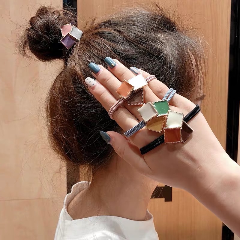 Korean version of the cute hair tie - a simple hair tie for Korean girls details Picture