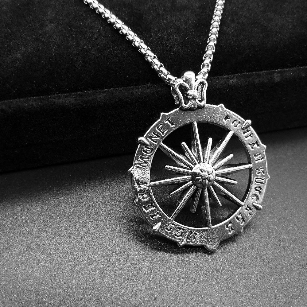 Stainless Steel Necklace Alloy Pendant Jewelry Sun God Jewelry Accessories Wholesale Factory Direct Sales