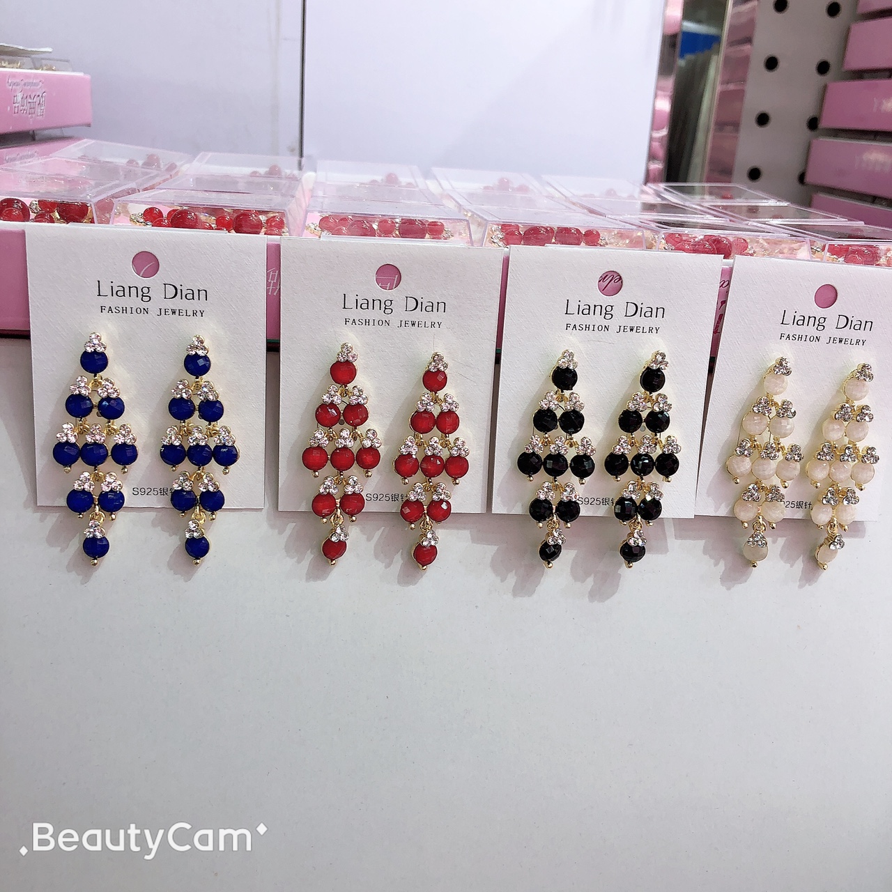 好时尚百搭耳环树脂配件