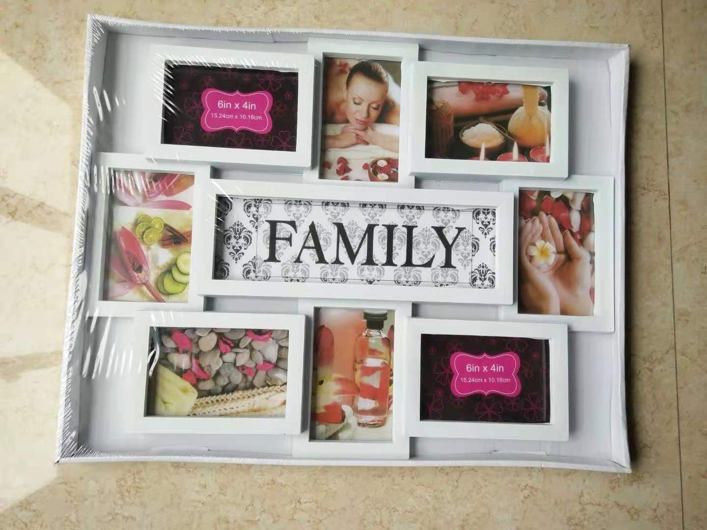 塑料组合相框家庭主题相框